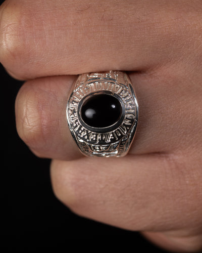 Martine Ali Black Onyx Champion Ring - Standard & Strange