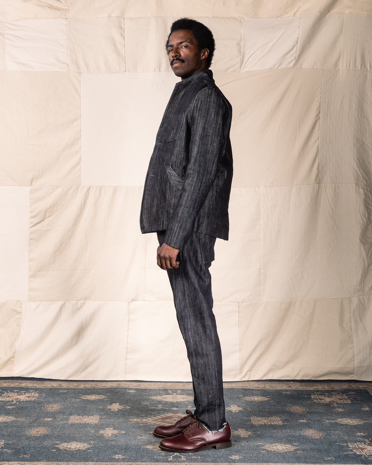 MATiAS Anacapa Blazer - Bleek Indigo Super Slub - Standard & Strange