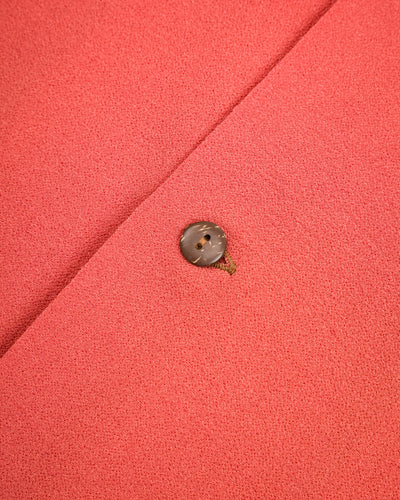 The Real McCoy's Silk Rayon Open Collar Shirt - Orange - Standard & Strange