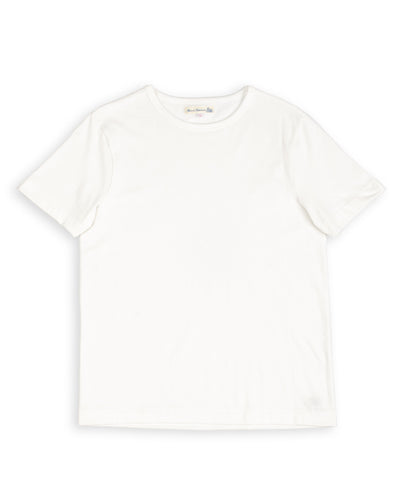 Merz b. Schwanen 215 Loopwheeled Classic Fit Midweight Tee - White - Standard & Strange