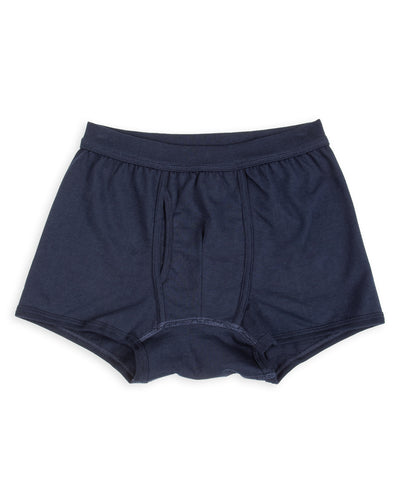 Merz b. Schwanen 254 Loopwheeled Loopwheeled Boxer Brief - Ink Blue - Standard & Strange