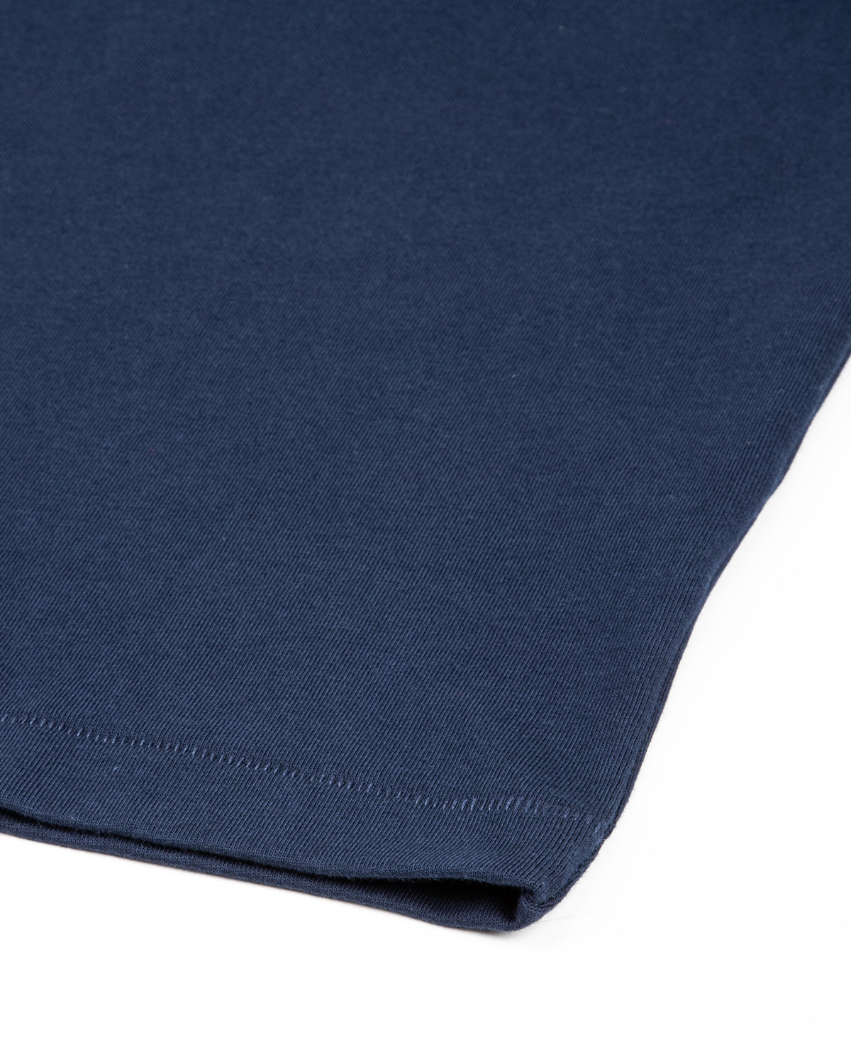 Merz b. Schwanen 2M15C Cropped Vintage Machine Jersey T-Shirt - Ink Blue - Standard & Strange