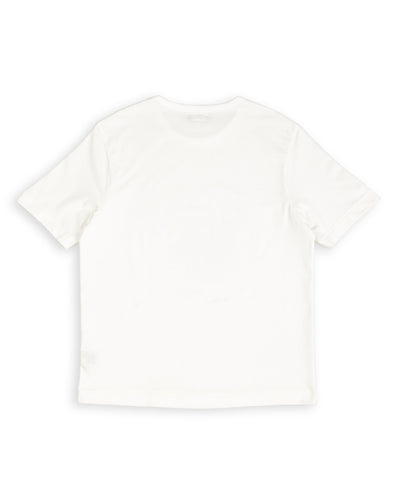 Merz b. Schwanen 2M15C Cropped Vintage Machine Jersey T-Shirt - White - Standard & Strange