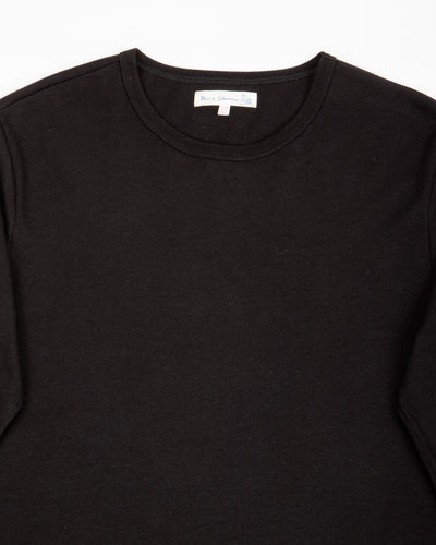 Merz b. Schwanen 2M15LS Vintage Machine Refined Fit L/S - Deep Black - Standard & Strange