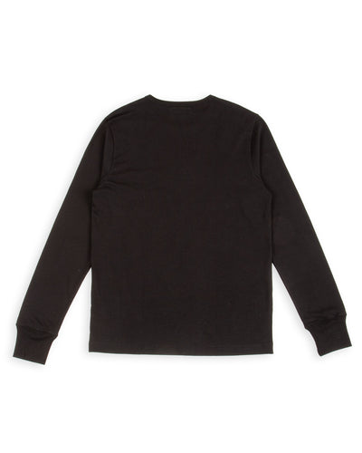 Merz b. Schwanen 2M15LS Vintage Machine Refined Fit L/S - Deep Black - Standard & Strange