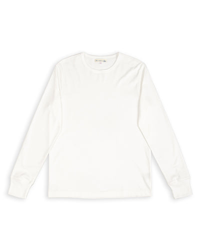 Merz b. Schwanen 2M15LS Vintage Machine Refined Fit L/S - White - Standard & Strange