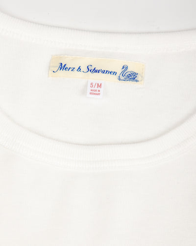 Merz b. Schwanen 2M15LS Vintage Machine Refined Fit L/S - White - Standard & Strange
