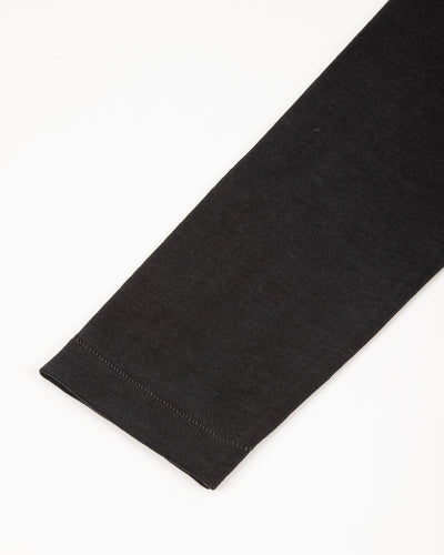 Merz b. Schwanen 2S08 Loopwheeled Relaxed Fit Heavyweight L/S Henley - Charcoal - Standard & Strange