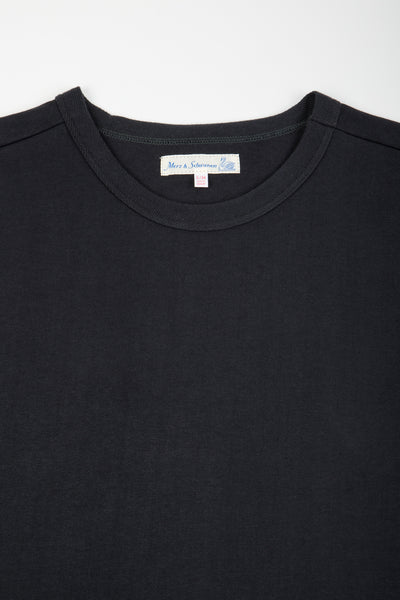 Merz b. Schwanen 214 Classic Fit Loopwheeled 7.2 oz tee - Charcoal - Standard & Strange