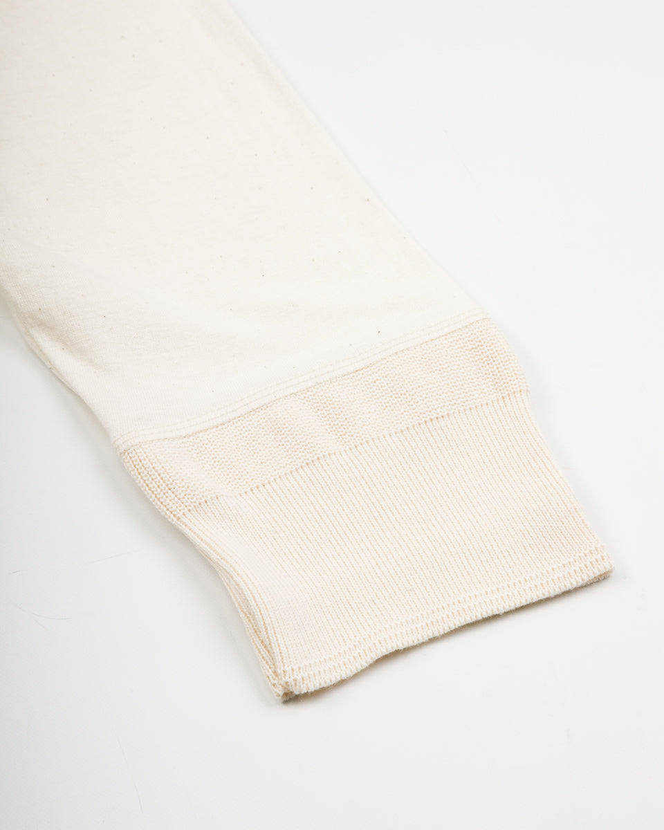 Merz b. Schwanen 101 Loopwheeled 4.6 oz 3/4 Sleeve Henley - Nature - Standard & Strange