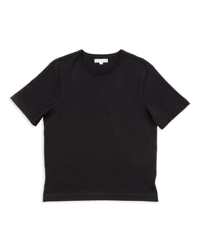 Merz b. Schwanen 6.8oz Sturdy Jersey T-Shirt - Deep Black - Standard & Strange
