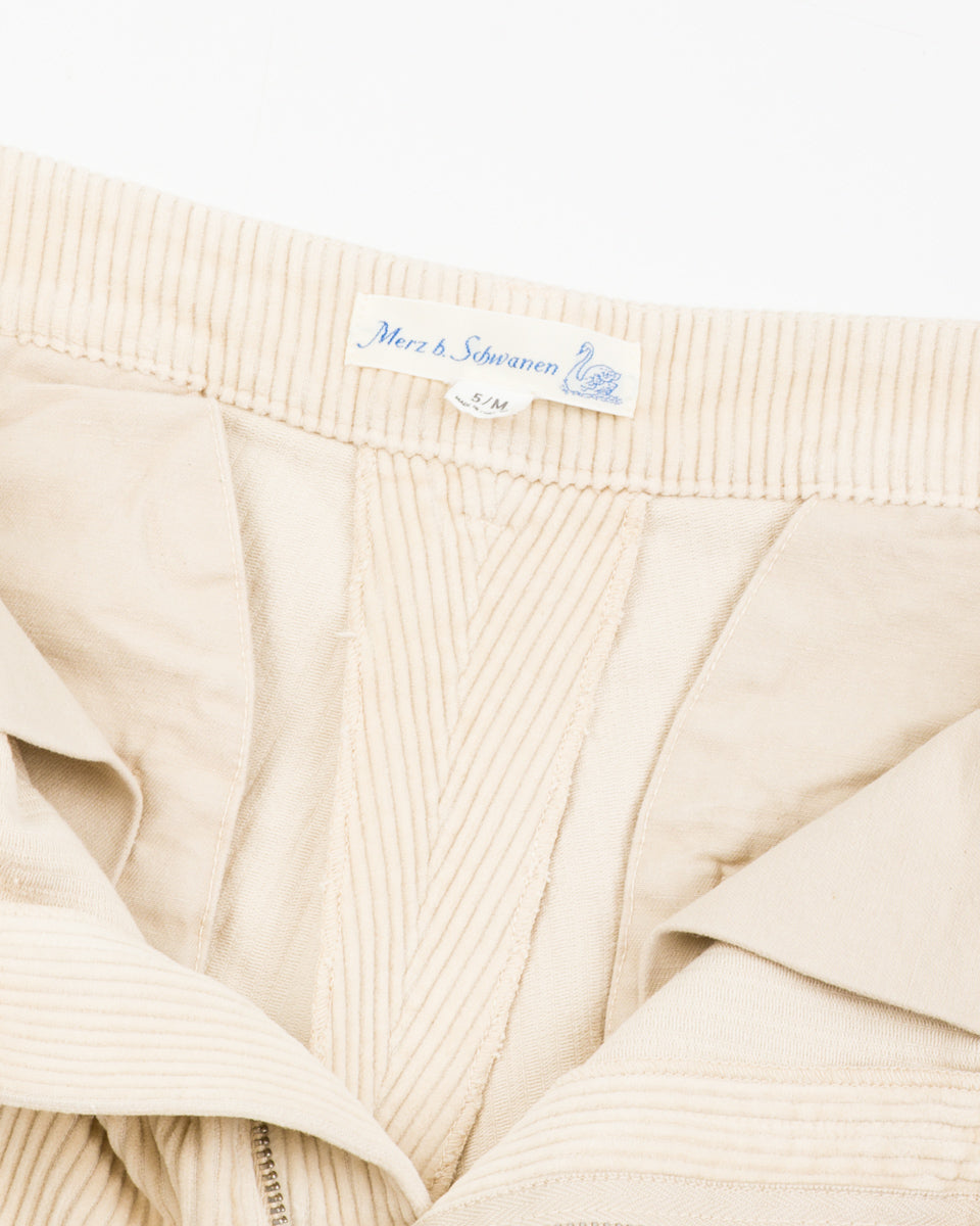 Merz b. Schwanen Good Basics Corduroy Pants - Nature Wide Stripes - Standard & Strange