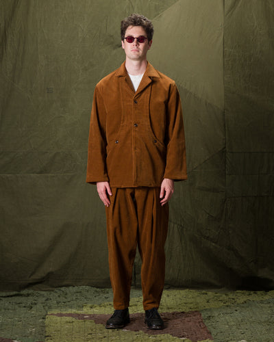 Monitaly Harvester Jacket - Chestnut 8-Wale Corduroy - Standard & Strange