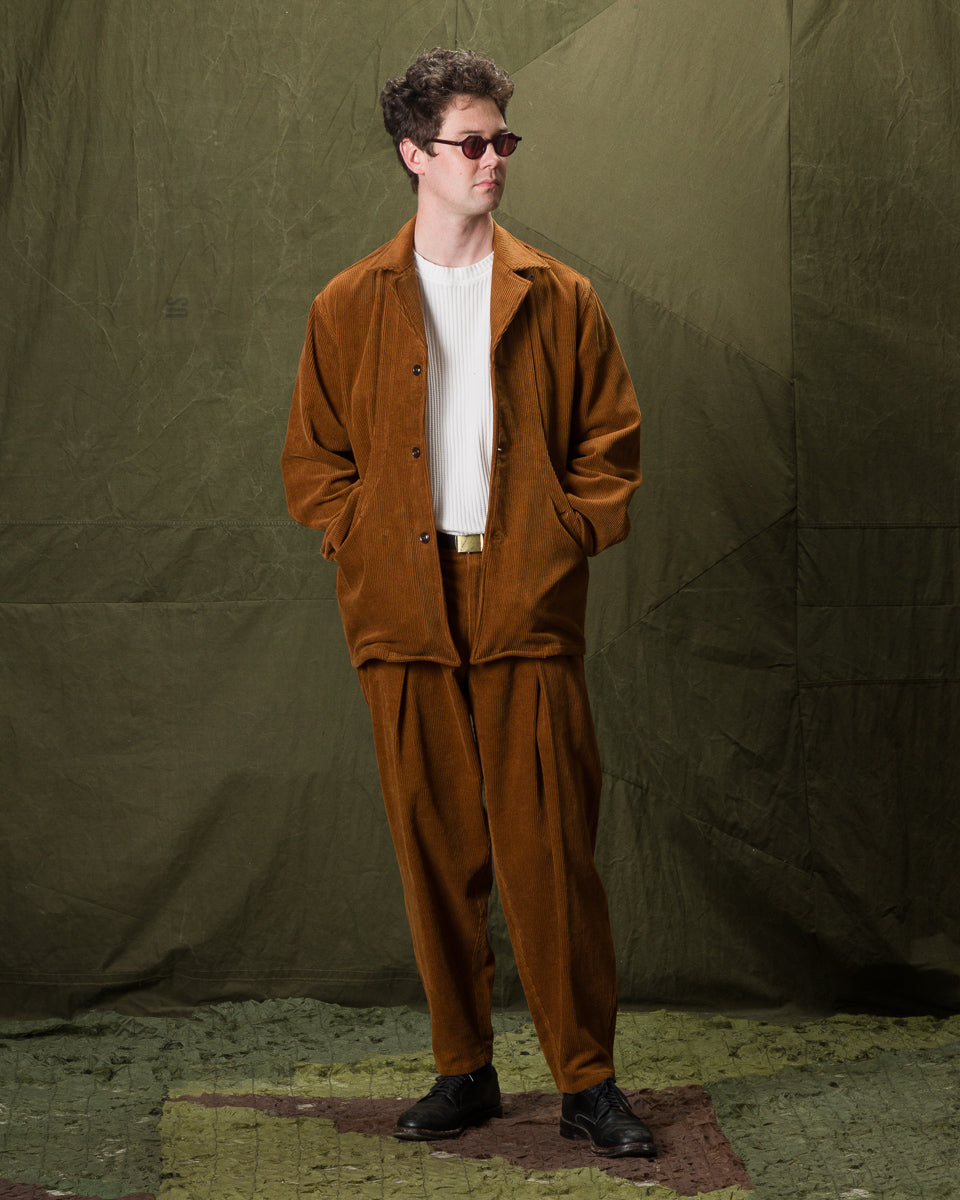 Monitaly Harvester Jacket - Chestnut 8-Wale Corduroy - Standard & Strange