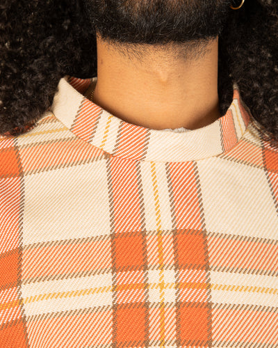 Monitaly Santa Monica Pullover - Brick Plaid Cotton Heavy Twill - Standard & Strange