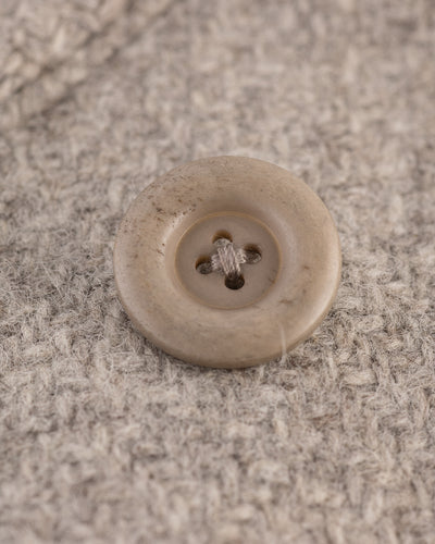 MotivMfg Mandarin Coat - Ecru Undyed Wool - Standard & Strange
