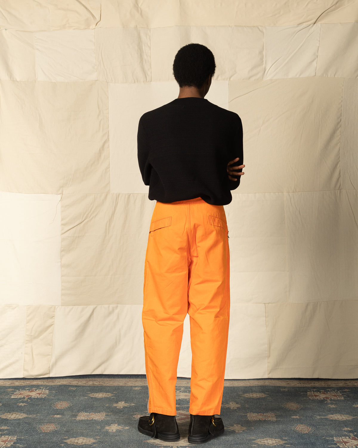 MotivMfg Norweger Flight Trousers - Lava Halley Stevenson "Military Finish" Waxed Cotton - Standard & Strange