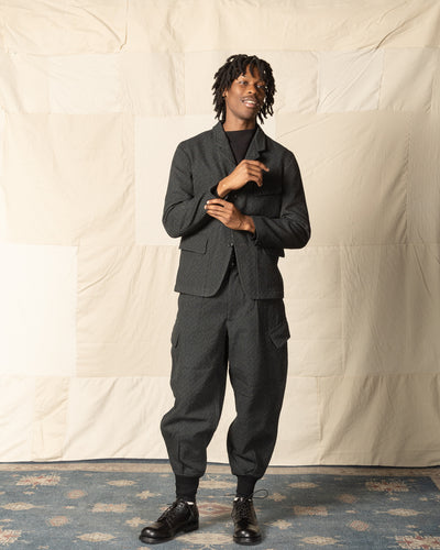 MotivMfg Ski Trousers - Forest Lovat Crepe Twist Sporting Tweed - Standard & Strange