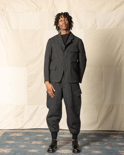 MotivMfg Ski Trousers - Forest Lovat Crepe Twist Sporting Tweed - Standard & Strange
