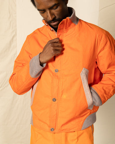 MotivMfg Vector Bomber Jacket - Lava Halley Stevenson "Military Finish" Waxed Cotton - Standard & Strange