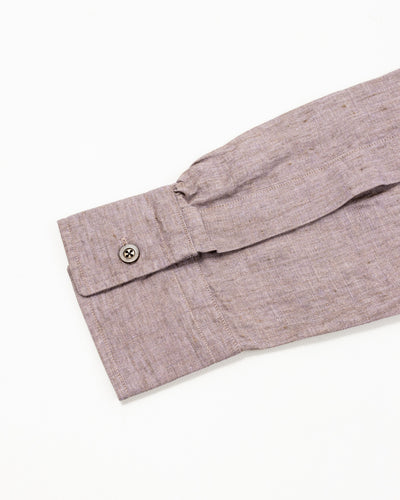 MotivMfg Authentic Fit BD Shirt - Violet Superfine Linen Broadcloth - Standard & Strange