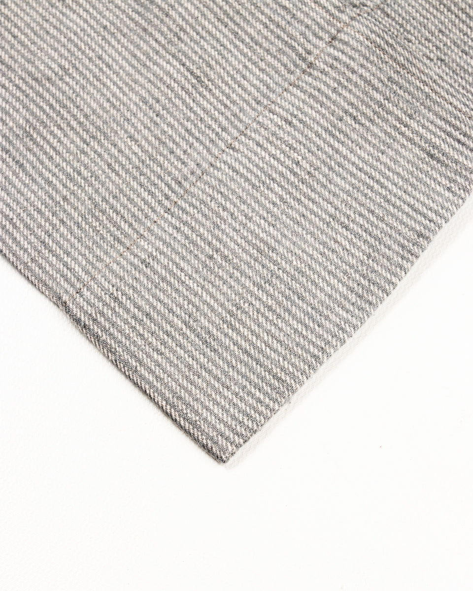 MotivMfg English Trousers - Light Grey Stripe High Twist Linen - Standard & Strange