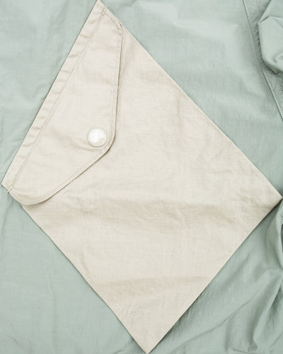 MotivMfg Hybrid Parka - Aqua Japanese Shrunk Nylon - Standard & Strange