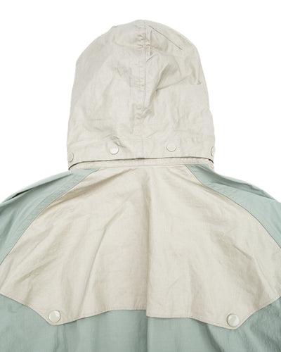MotivMfg Hybrid Parka - Aqua Japanese Shrunk Nylon - Standard & Strange