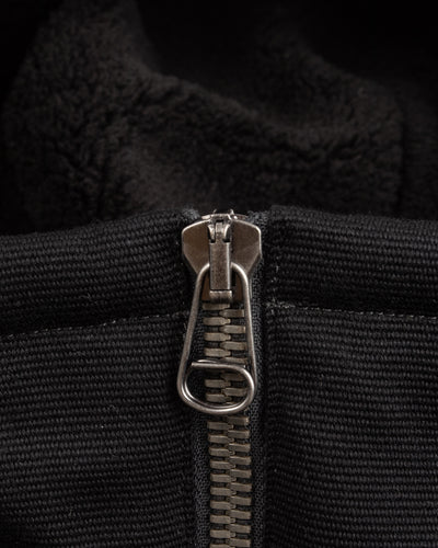 MotivMfg Lander Down Coat - Charcoal Halley Stevenson "Military Finish" Waxed Cotton - Standard & Strange