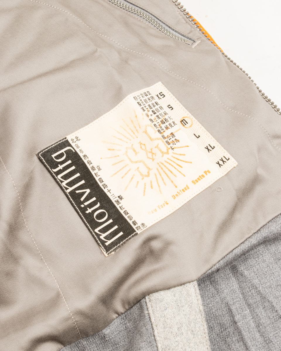 MotivMfg Lander Down Coat - Lava Halley Stevenson "Military Finish" Waxed Cotton - Standard & Strange