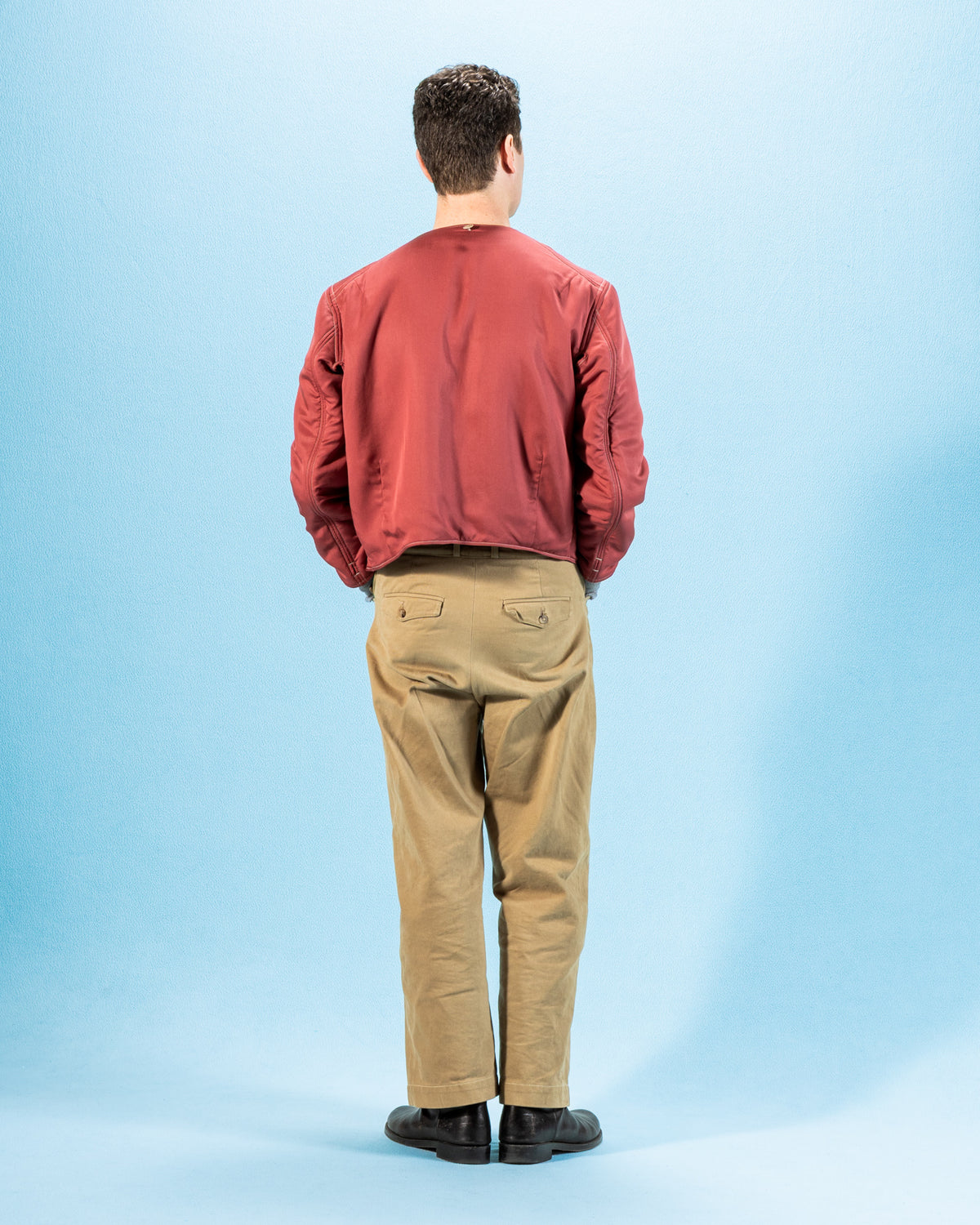 MotivMfg Mod. Deacon Flight Liner Jacket - Smog Lightweight Fleece - Standard & Strange