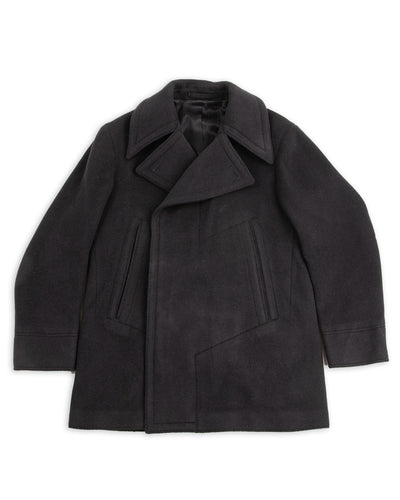 MotivMfg Platica Peacoat - Black Mallelieus Vintage Velour Overcoating - Standard & Strange