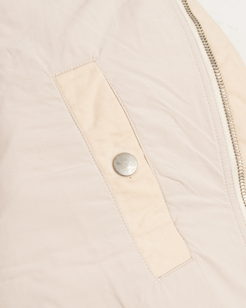 MotivMfg Vector Bomber Jacket Halley Stevenson "Military Finish" - Natural Waxed Cotton - Standard & Strange