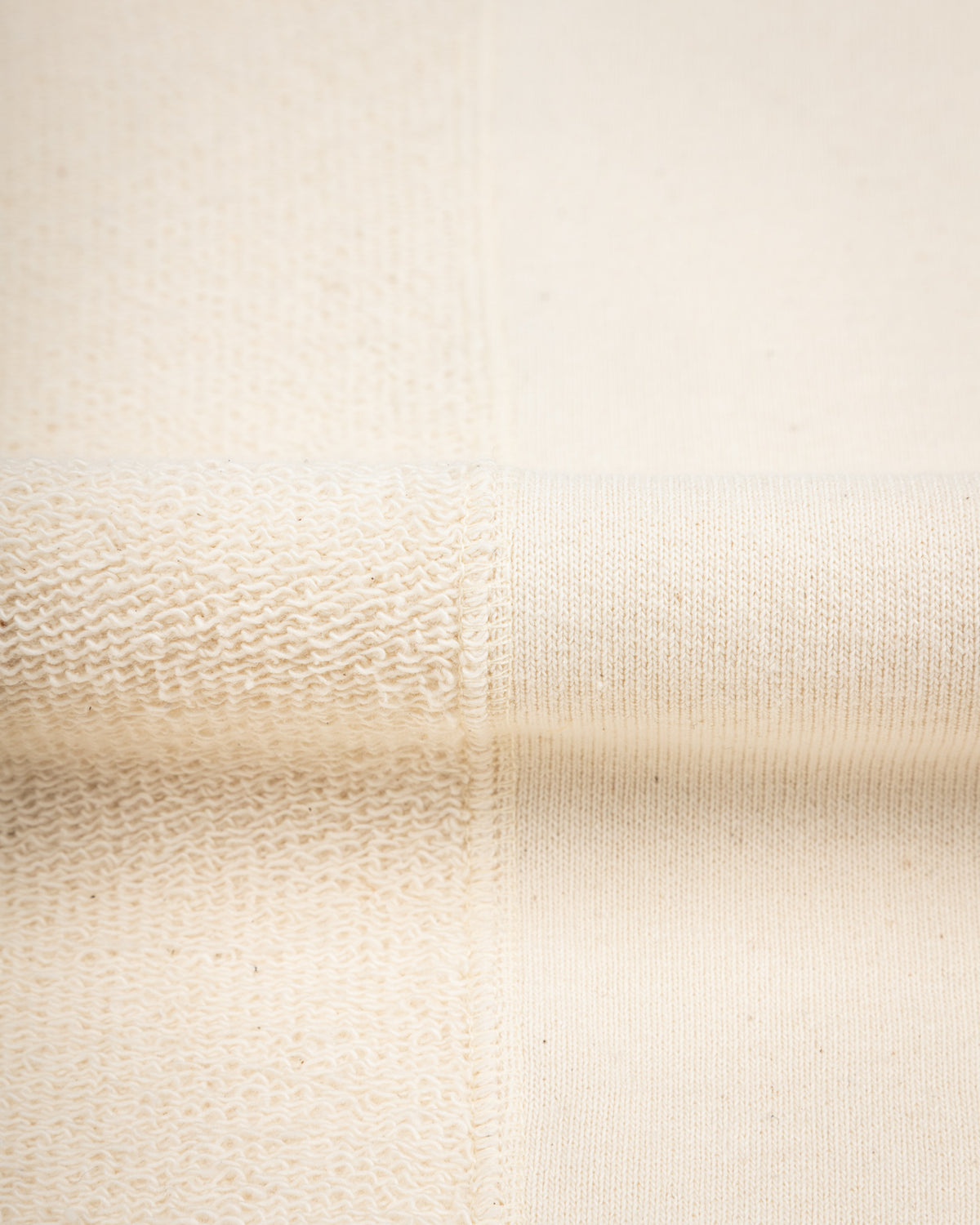 Nigel Cabourn Army Crew L/S - Ivory Jersey Mix - Standard & Strange