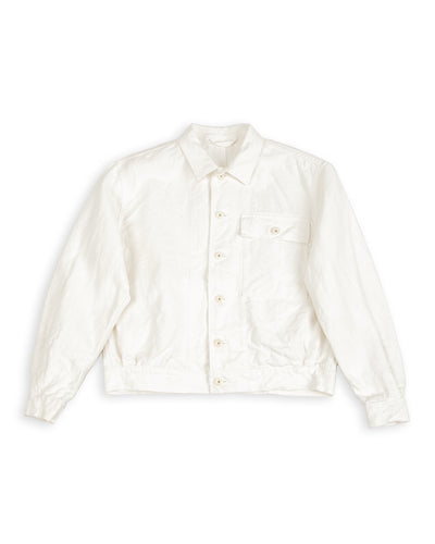 Nigel Cabourn French Work Jacket - Off-White Hemp Canvas - Standard & Strange