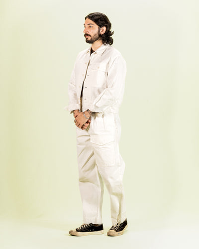 Nigel Cabourn French Work Jacket - Off-White Hemp Canvas - Standard & Strange