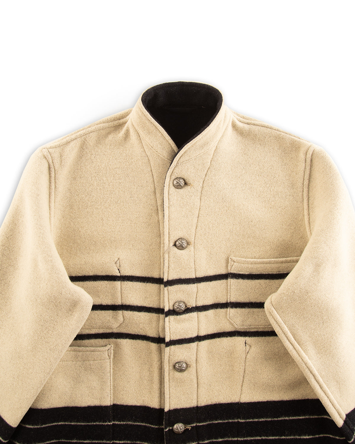 Nigel Cabourn Mountaineer Blanket Jacket - Ivory - Standard & Strange