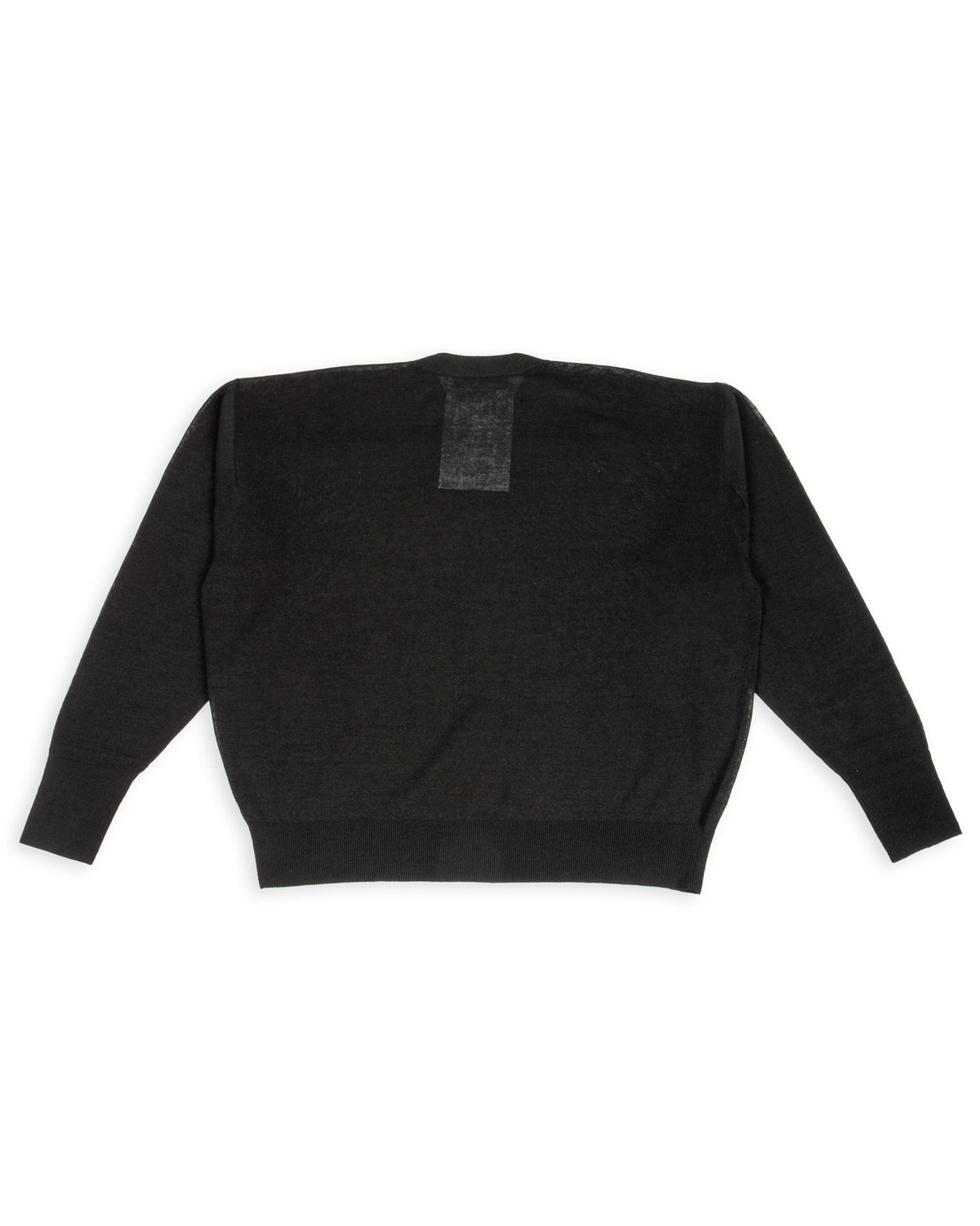 Olde H & Daughter Jyarijyari Silk Crew Pullover - Black - Standard & Strange