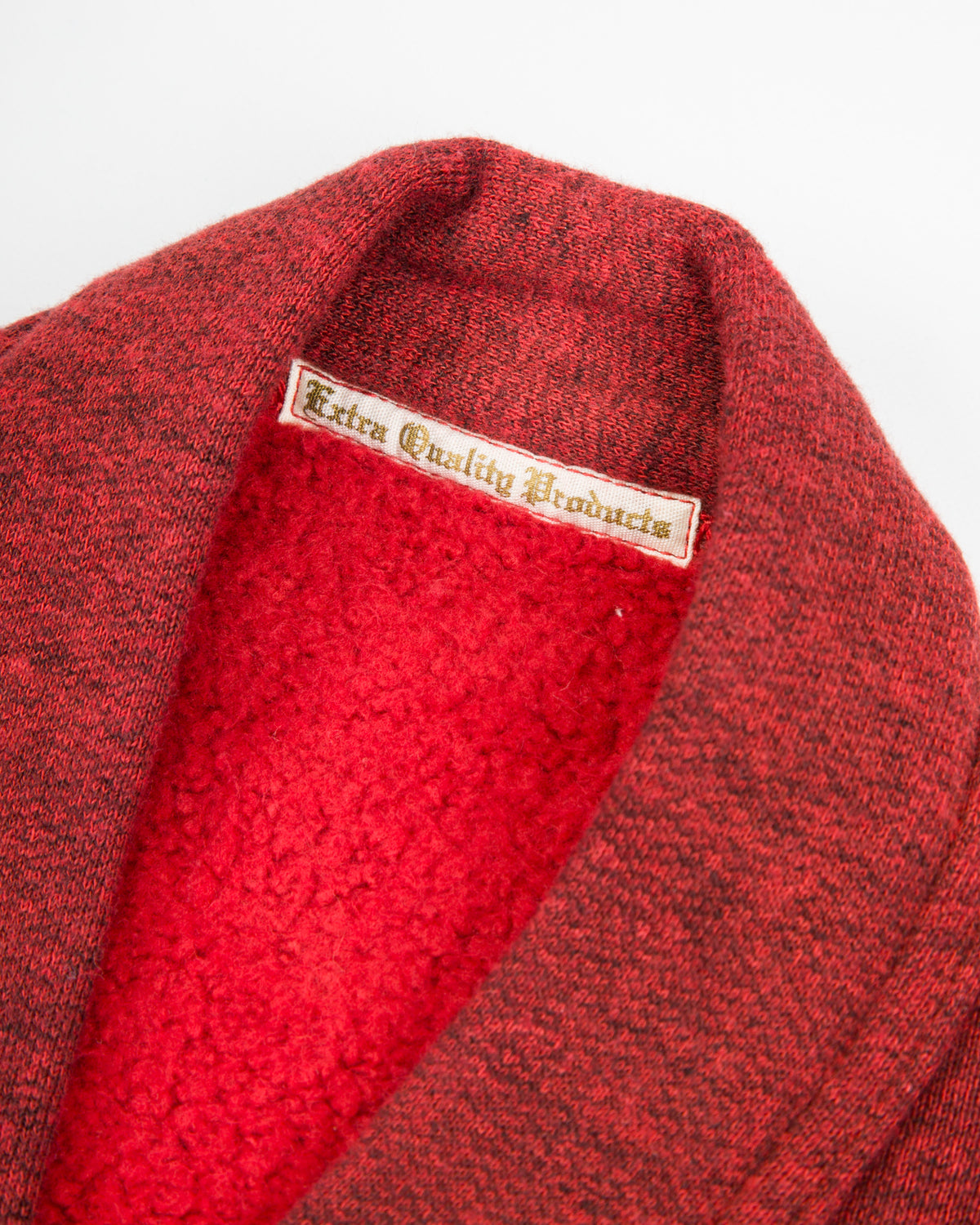 Olde Homesteader Mix Extra Cotton Fleece Cardigan - Turkey Red - Standard & Strange