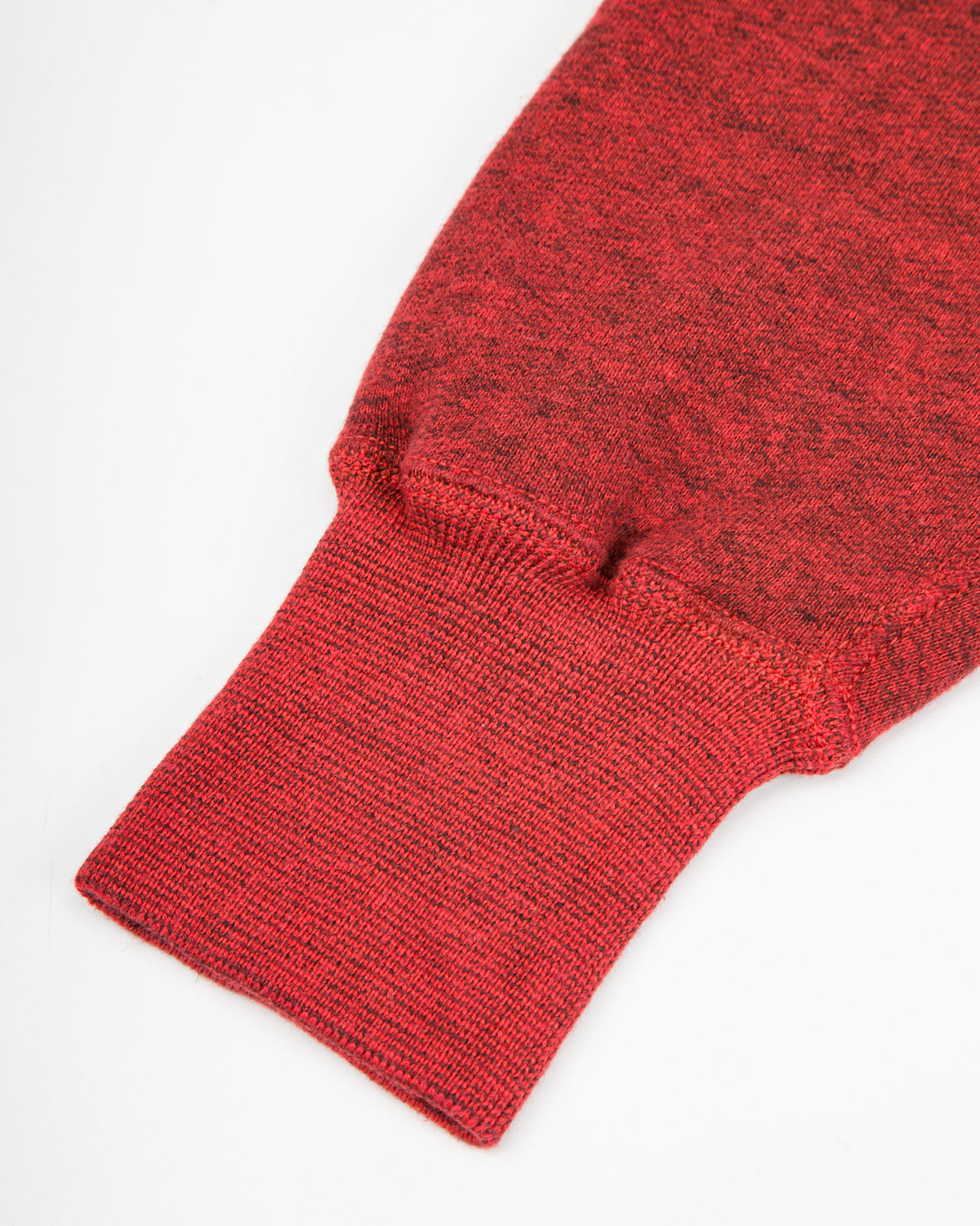 Olde Homesteader Mix Extra Cotton Fleece Cardigan - Turkey Red - Standard & Strange