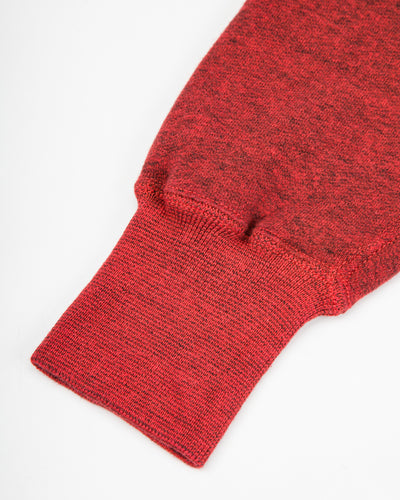 Olde Homesteader Mix Extra Cotton Fleece Cardigan - Turkey Red - Standard & Strange