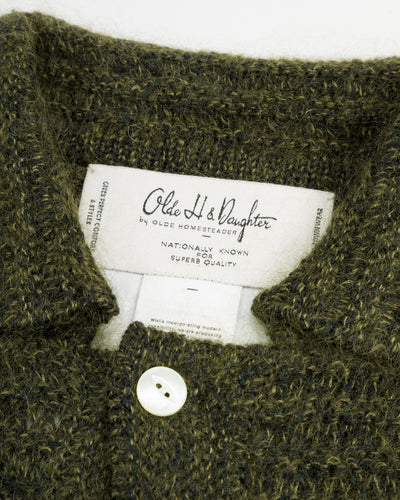 Olde H & Daughter Silk Mohair Wrap Stitches L/S Shirt - Dark Forest 10 - Standard & Strange