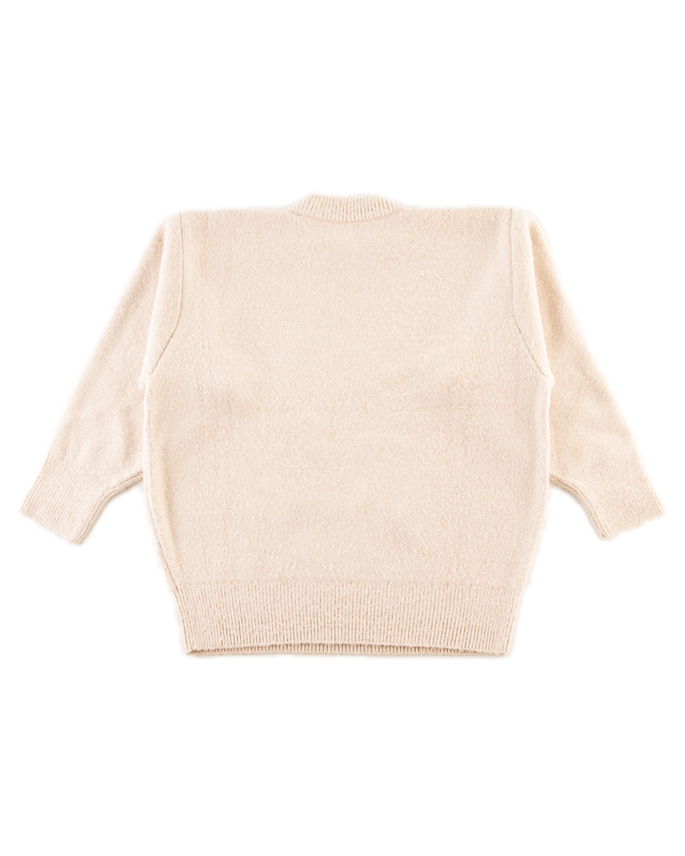 Olde H & Daughter Silk Shaggy Dog Pullover - Butter - Standard & Strange