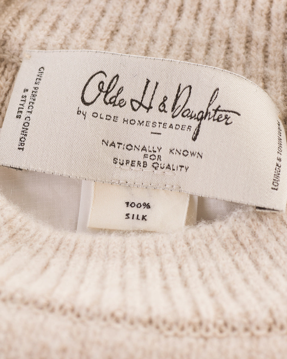 Olde H & Daughter Silk Shaggy Dog Pullover - Butter - Standard & Strange