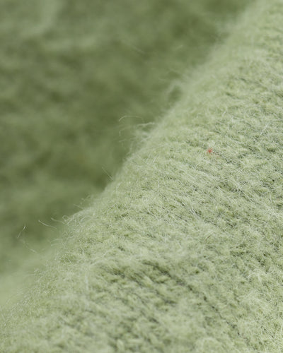 Olde H & Daughter Silk Shaggy Dog Pullover - Pistachio - Standard & Strange