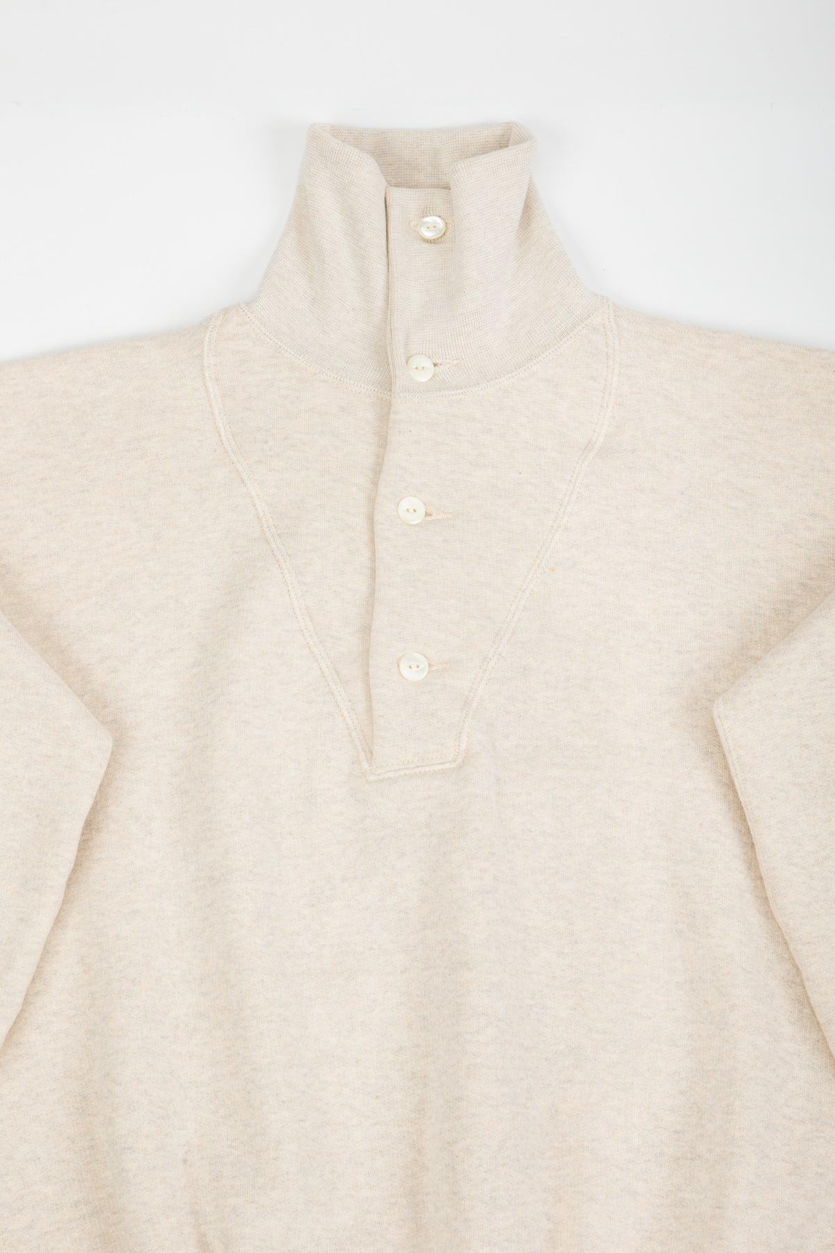Olde Homesteader Stand Collar Long Sleeve - Oatmeal - Standard & Strange
