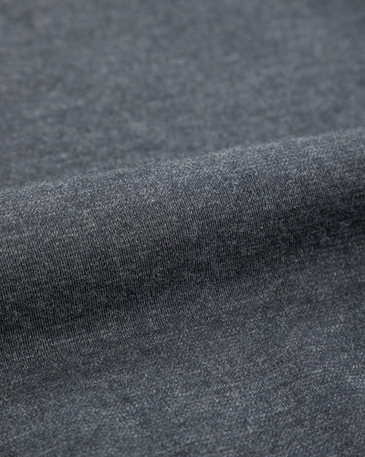 Olde Homesteader Cashmere Interlock Crewneck L/S - Black Heather - Standard & Strange
