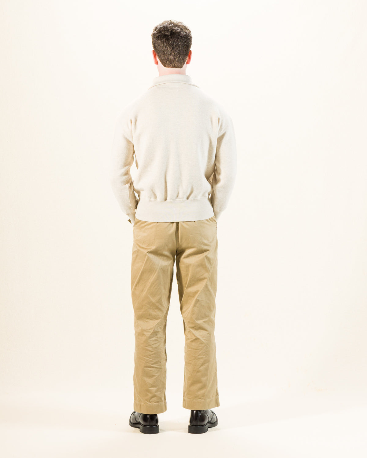 Olde Homesteader Stand Collar Long Sleeve - Oatmeal - Standard & Strange