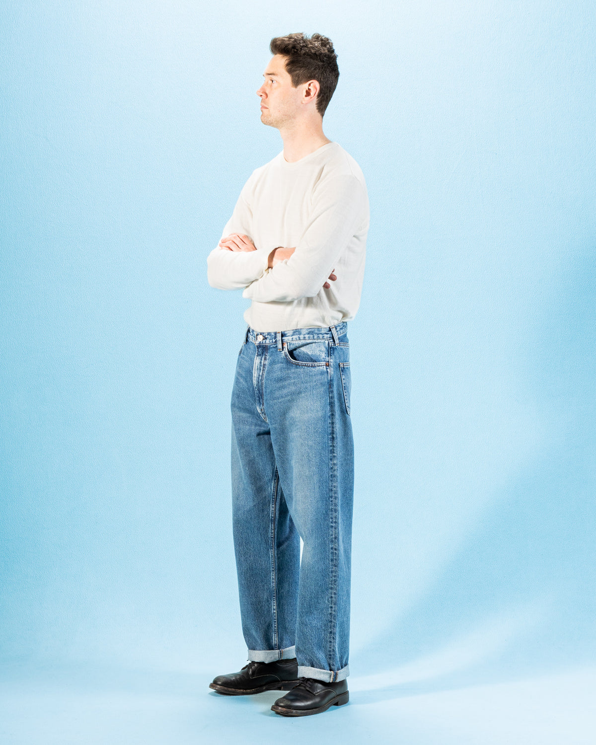 OrSlow 101 Dad's Fit Denim Pants (Unisex) - Used Wash - Standard & Strange