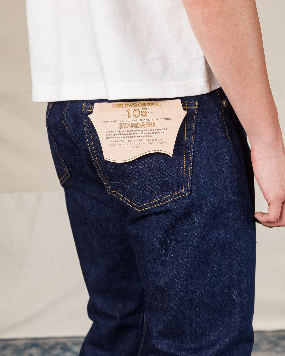 OrSlow 105 Standard Fit Denim - One Wash - Standard & Strange